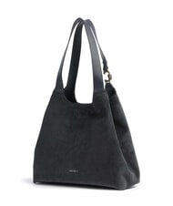 COCCINELLE C-EASY CORDURO Bolso de hombro de piel para compras azul medianoche - Bolsos Mujer - 3