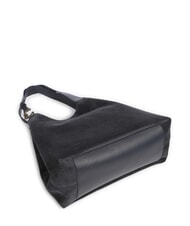 COCCINELLE C-EASY CORDURO Bolso de hombro de piel para compras azul medianoche - Bolsos Mujer - 4