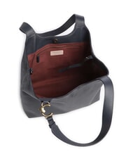 COCCINELLE C-EASY CORDURO Bolso de hombro de piel para compras azul medianoche - Bolsos Mujer - 5