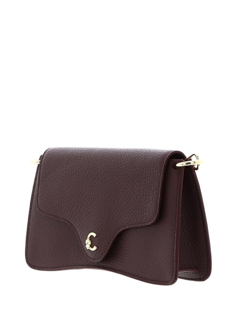 C-ME Bolso de piel martillada con solapa baya - Bolsos Mujer
