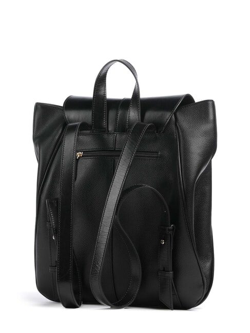 ELISABETTA Mochila de cuero Oro negro - Bolsos Mujer