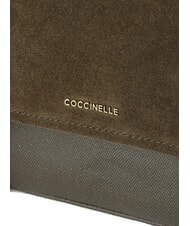 COCCINELLE STG CAMPUS WAXED SUEDE Bolso de hombro lodo - Bolsos Mujer - 3
