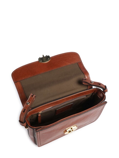CORSINI Bolso de hombro de piel. BROWN - Bolsos Mujer