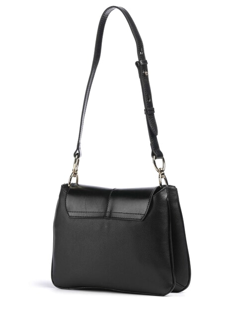 ELISABETTA Bolso de hombro de piel Oro negro - Bolsos Mujer