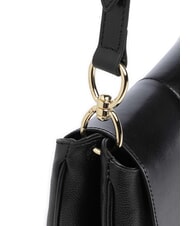 THE BRIDGE ELISABETTA Bolso de hombro de piel Oro negro - Bolsos Mujer - 3