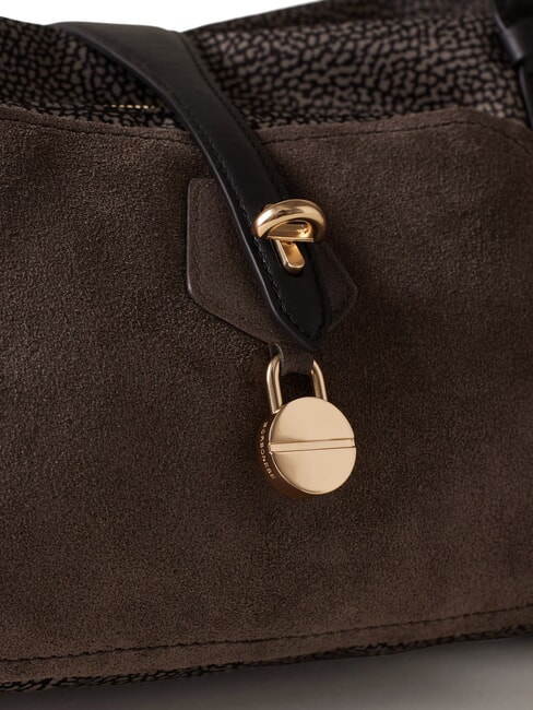 POCHE Bolso de hombro alquitr&aacute;n - Bolsos Mujer