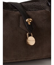BORBONESE POCHE Bolso de hombro alquitr&aacute;n - Bolsos Mujer - 4
