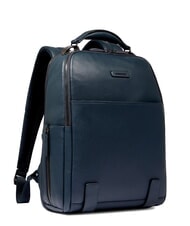 PIQUADRO MODUS SPECIALE Mochila para port&aacute;til de 14", de piel. azul - Mochilas para port&aacute;til - 2