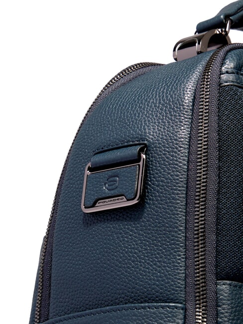MODUS SPECIALE Mochila para port&aacute;til de 14", de piel. azul - Mochilas para port&aacute;til