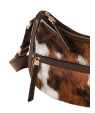 BORBONESE LUNA Bolso de hombro natural/ceniza/cacao - Bolsos Mujer - 4