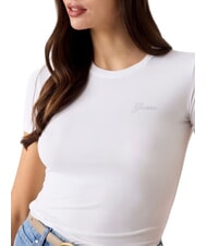 GUESS NEW MINI Camiseta con logo purwhite - camiseta - 4
