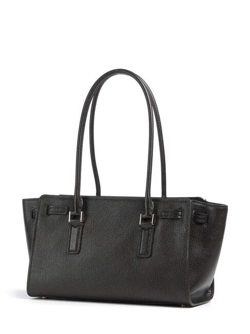 HAMILTON MODERNE Bolso de hombro de piel chocolate - Bolsos Mujer