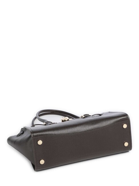 HAMILTON MODERNE Bolso de hombro de piel chocolate - Bolsos Mujer