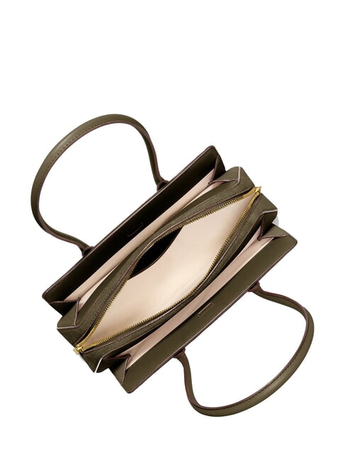 LAILA Bolso de hombro de piel loden - Bolsos Mujer