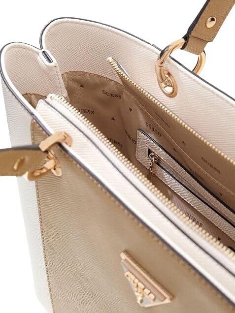 NOELLE 2  Bolsa de compras de hombro blanco roto/beige - Bolsos Mujer