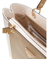 GUESS NOELLE 2  Bolsa de compras de hombro blanco roto/beige - Bolsos Mujer - 3