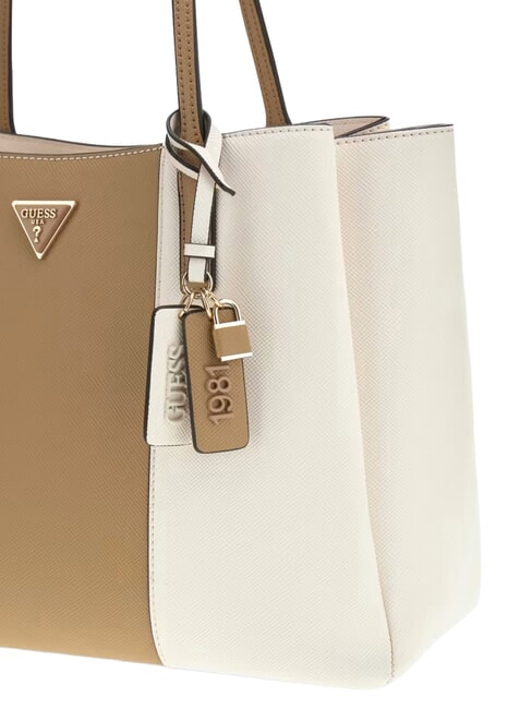 NOELLE 2 Bolso de compras de hombro blanco roto/beige - Bolsos Mujer