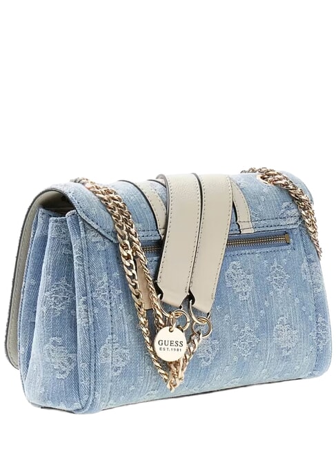 NOELLE 2 Bolso de hombro logotipo de mezclilla - Bolsos Mujer