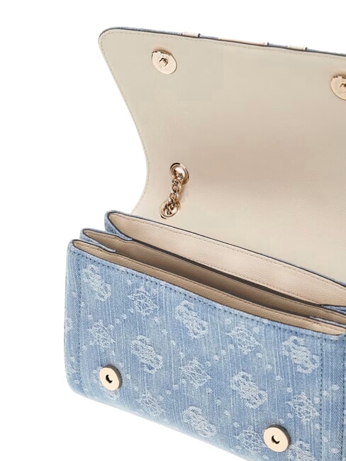 NOELLE 2 Bolso de hombro logotipo de mezclilla - Bolsos Mujer