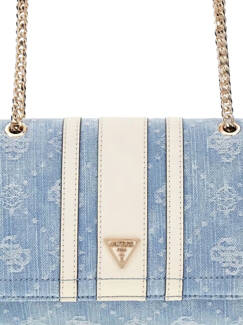 NOELLE 2 Bolso de hombro logotipo de mezclilla - Bolsos Mujer