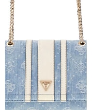 GUESS NOELLE 2 Bolso de hombro logotipo de mezclilla - Bolsos Mujer - 6