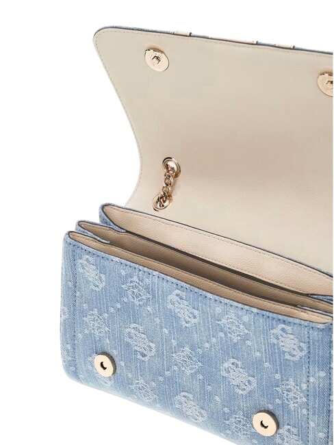 NOELLE 2 Bolso de hombro logotipo de mezclilla - Bolsos Mujer