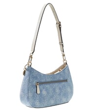 GUESS NOELLE 2 Bolso de hombro ajustable logotipo de mezclilla - Bolsos Mujer - 3