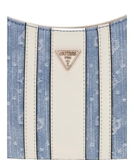 GUESS NOELLE 2 Bolso de hombro ajustable logotipo de mezclilla - Bolsos Mujer - 5