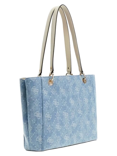 NOELLE 2 Bolso tote con doble asa logotipo de mezclilla - Bolsos Mujer