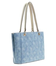 GUESS NOELLE 2 Bolso tote con doble asa logotipo de mezclilla - Bolsos Mujer - 3