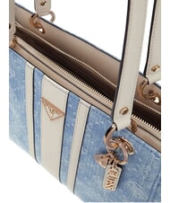 GUESS NOELLE 2 Bolso tote con doble asa logotipo de mezclilla - Bolsos Mujer - 4