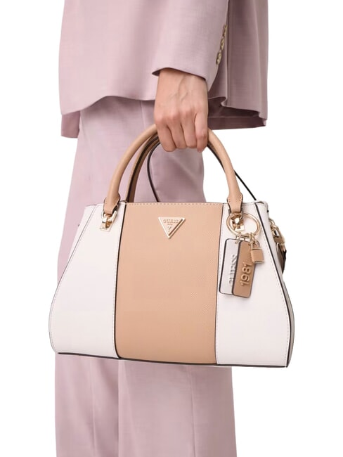NOELLE 2  Mini bolso de mano, con bandolera blanco roto/beige - Bolsos Mujer