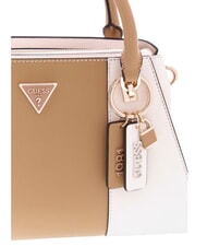 GUESS NOELLE 2  Mini bolso de mano, con bandolera blanco roto/beige - Bolsos Mujer - 6