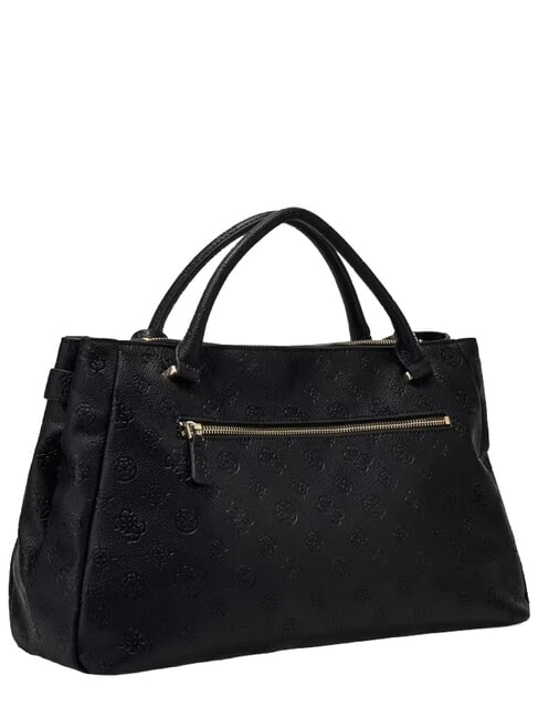 ELLA Bolso de mano con correa para el hombro. logotipo negro - Bolsos Mujer