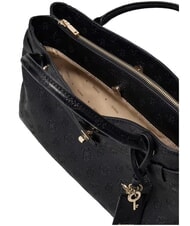 GUESS ELLA Bolso de mano con correa para el hombro. logotipo negro - Bolsos Mujer - 4