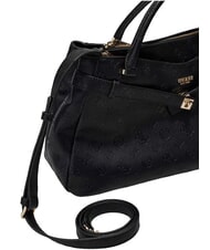 GUESS ELLA Bolso de mano con correa para el hombro. logotipo negro - Bolsos Mujer - 5