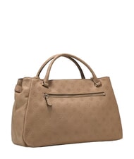 GUESS ELLA Bolso de mano con correa para el hombro. logotipo beige - Bolsos Mujer - 3