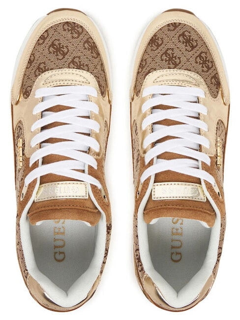 MOXEA19 Zapatillas beige/platino - Zapatos Mujer