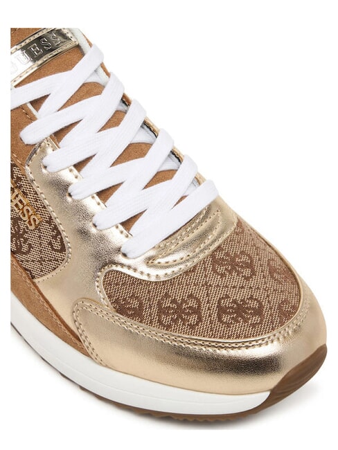 MOXEA19 Zapatillas beige/platino - Zapatos Mujer