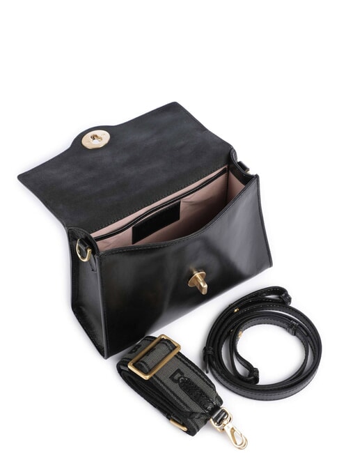 IRENE Bolso de hombro, en piel Oro negro - Bolsos Mujer