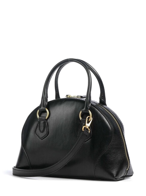 MAGDA Bolso de mano con correa para el hombro. Oro negro - Bolsos Mujer