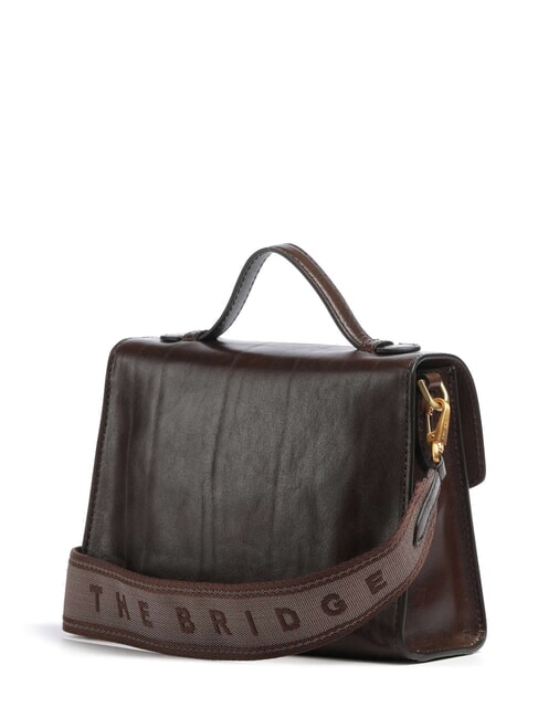 IRENE Bolso de hombro, en piel moca con oro - Bolsos Mujer