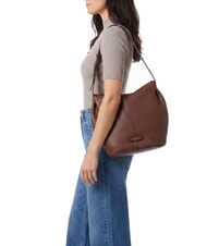 THE BRIDGE MARISA Bolso de hombro de piel BROWN - Bolsos Mujer - 2