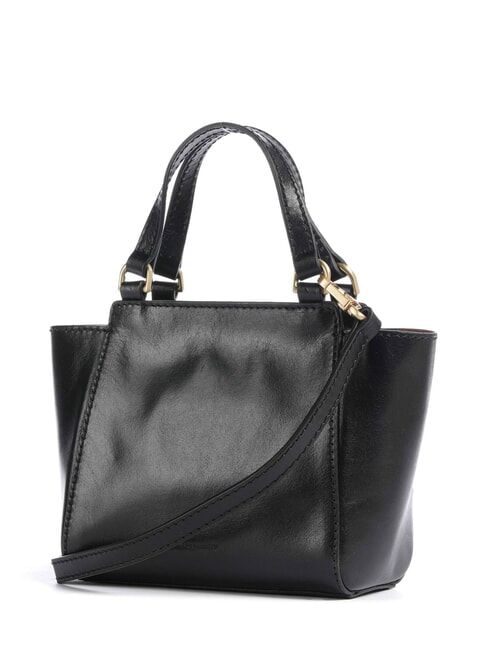 LUCREZIA Bolso de piel con bandolera Oro negro - Bolsos Mujer