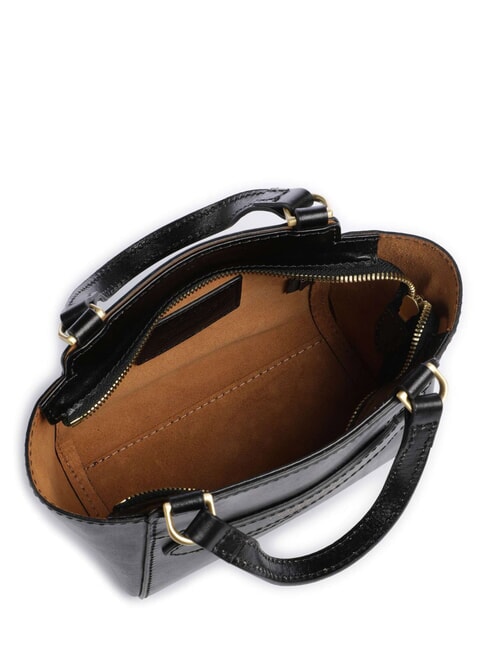 LUCREZIA Bolso de piel con bandolera Oro negro - Bolsos Mujer