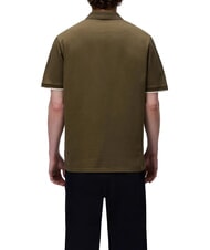 NAPAPIJRI E-BADGE SS 1 Camisa polo de manga corta oliva oscuro - camisa polo - 2