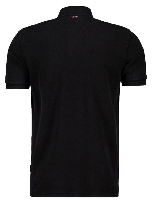 ELBAS 4 Polo de algod&oacute;n de manga corta negro 041 - camisa polo