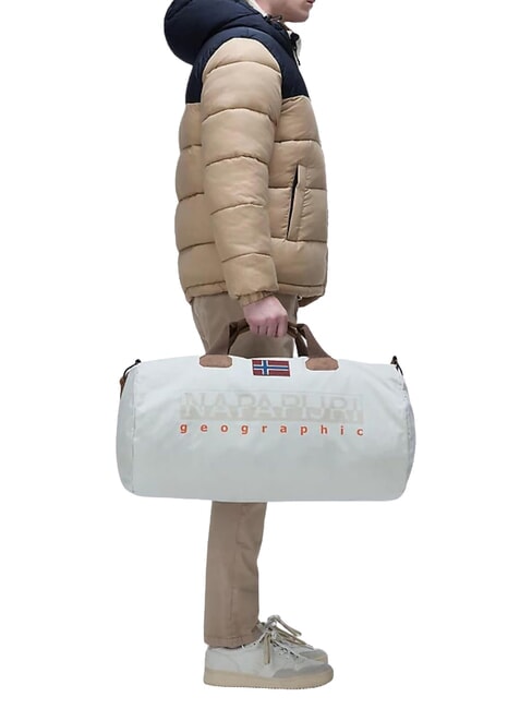 BERING Bolsa de lona con correa para el hombro plata beige - Bolsas de viaje