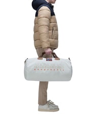 NAPAPIJRI BERING Bolsa de lona con correa para el hombro plata beige - Bolsas de viaje - 3
