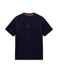 NAPAPIJRI S-ELEVATED LOGO SS Camiseta de algod&oacute;n blu marine - camiseta - 3